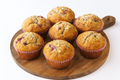 Raspberry Oat Muffins