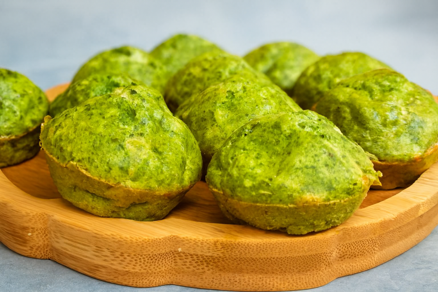 Spinach and Banana muffins